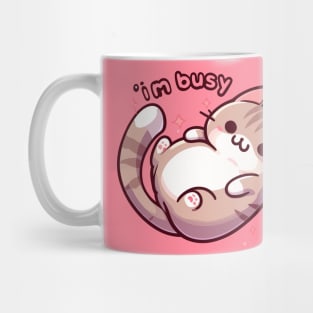 Kawaii Im busy cat Mug